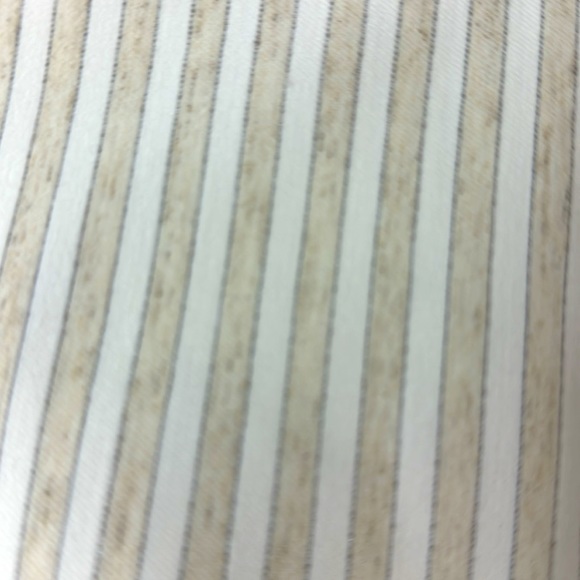 ATTYRE KATHERINE PULL ON SKORT HORIZONTAL KHAKI STRIPES WITH DOT DETAIL AT HEM - Picture 9 of 9